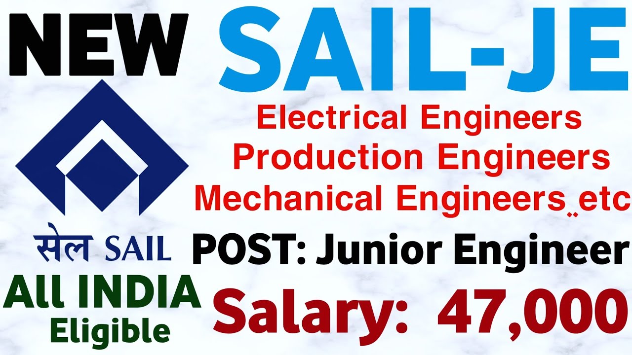 [OFFICIAL] SAIL Junior Engineer Notification OUT 2023 😱  Job Vacancy 2023 @NaukariWalaa 🔥