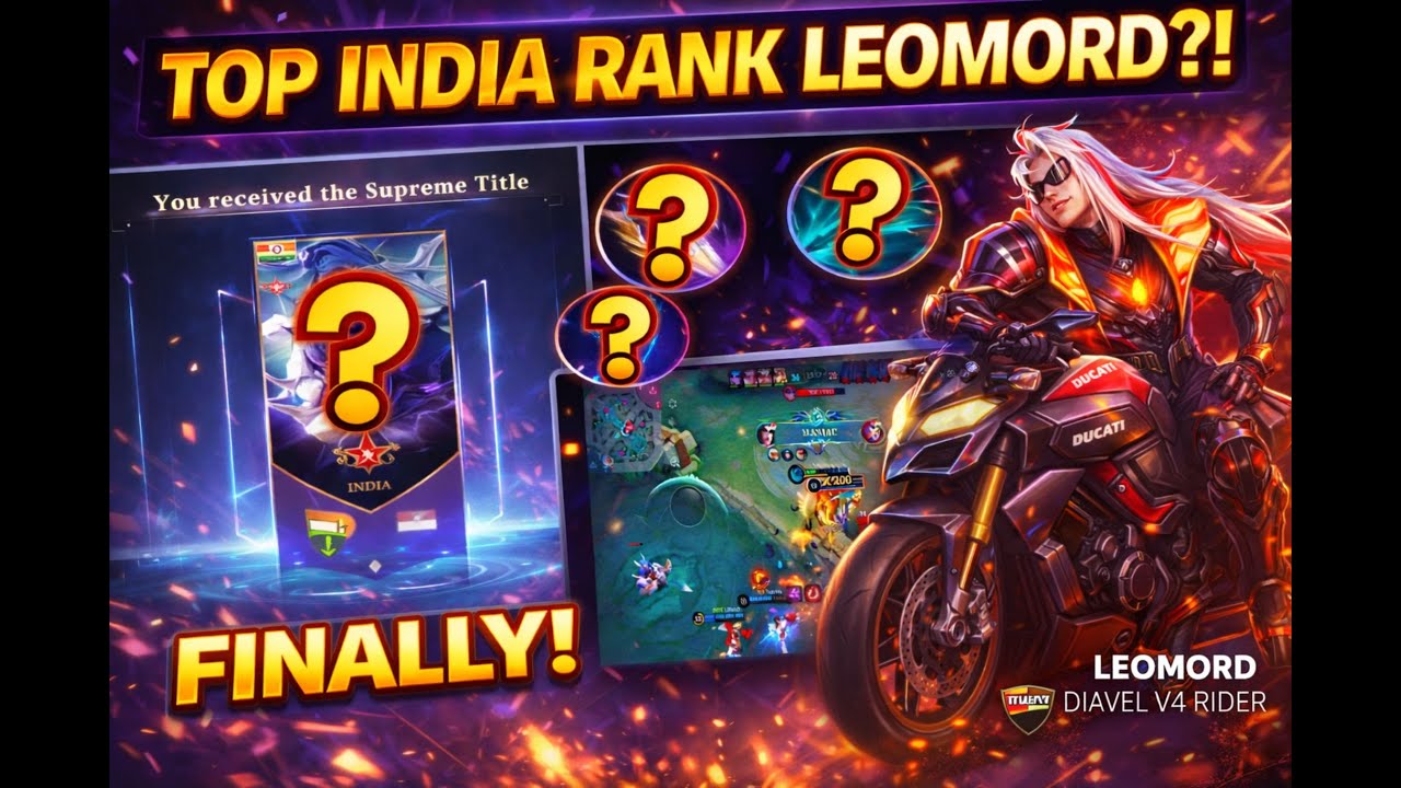 FINALLY, I BECAME TOP INDIA RANK LEOMORD🔥| TRUTH OF SOLO RANK|#mobilelegends #codexpunk