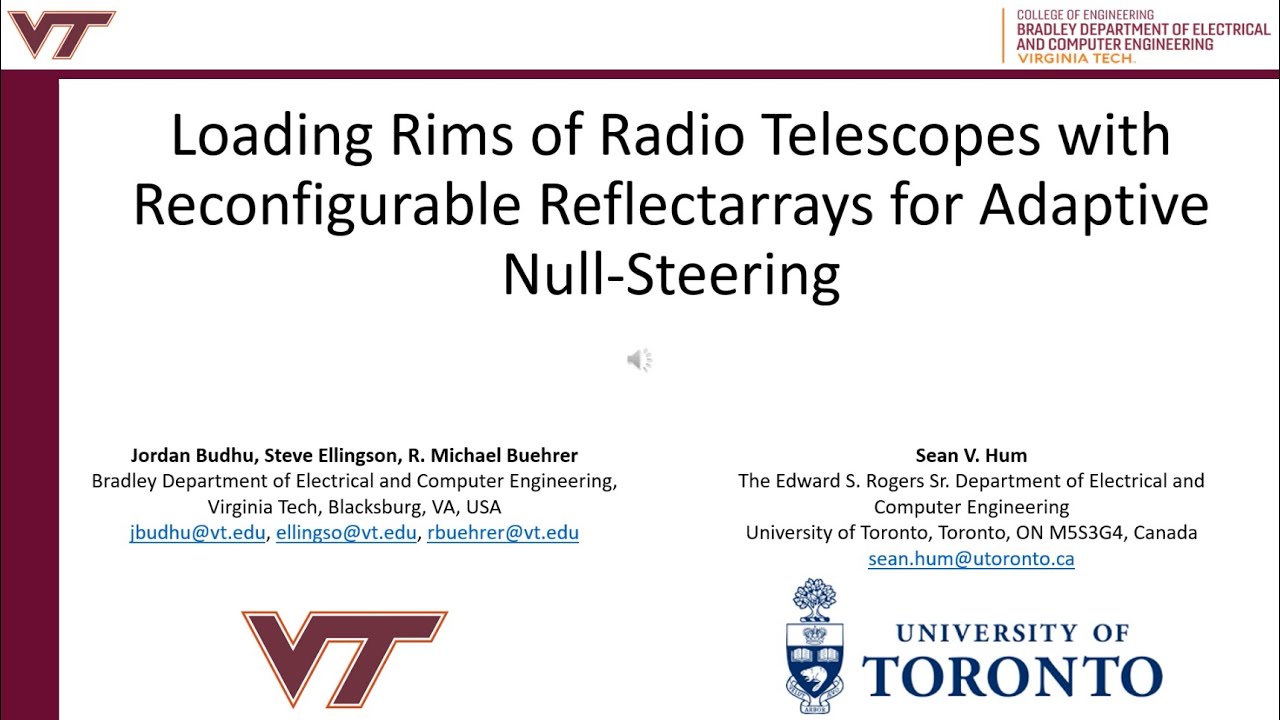 #195:  Loading Rims of Radio Telescopes with Reconfigurable Reflectarrays for Adaptive Null Steering
