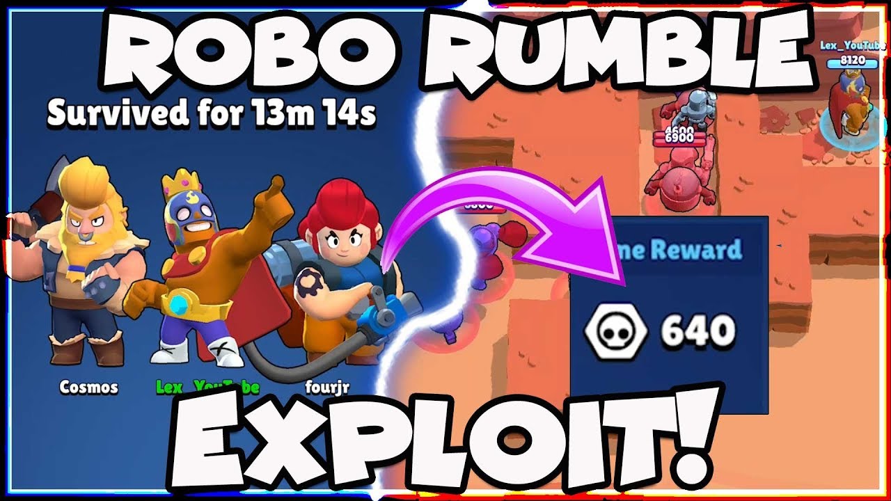 Robo Rumble EXPLOIT | From every perspective! | Brawl Stars | Max Tokens