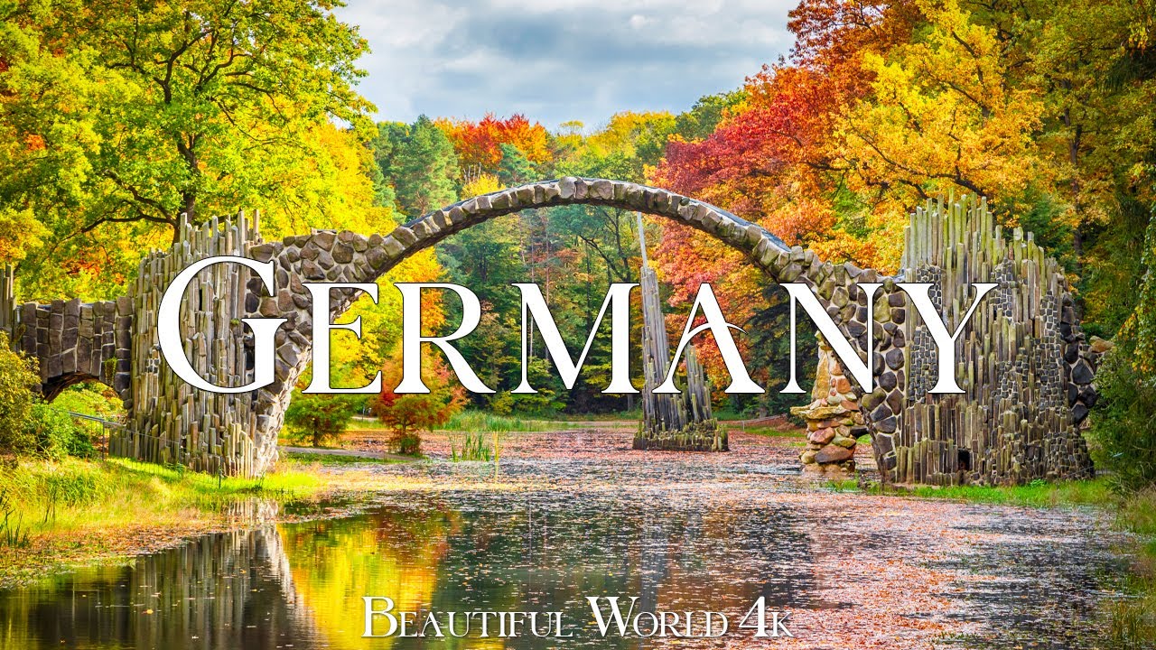 Germany 4K – Autumn Colors Reflected in the Tranquil Bavarian Lakes – Piano Music