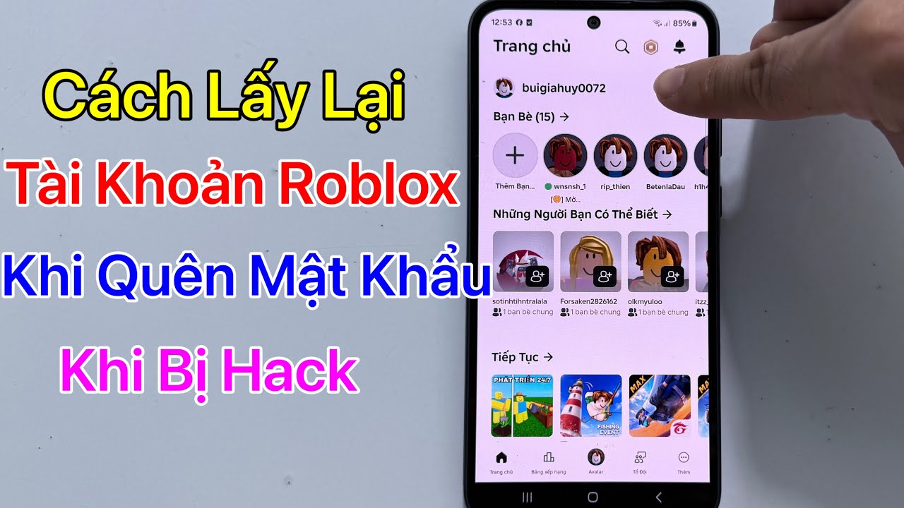 Cách Lấy Lại Acc Roblox Bị Hack - Bị Quên Mật Khẩu - Bị Mất 2025