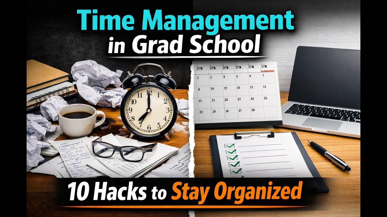 Time Management & Organization in Grad School: 10 Proven Tips