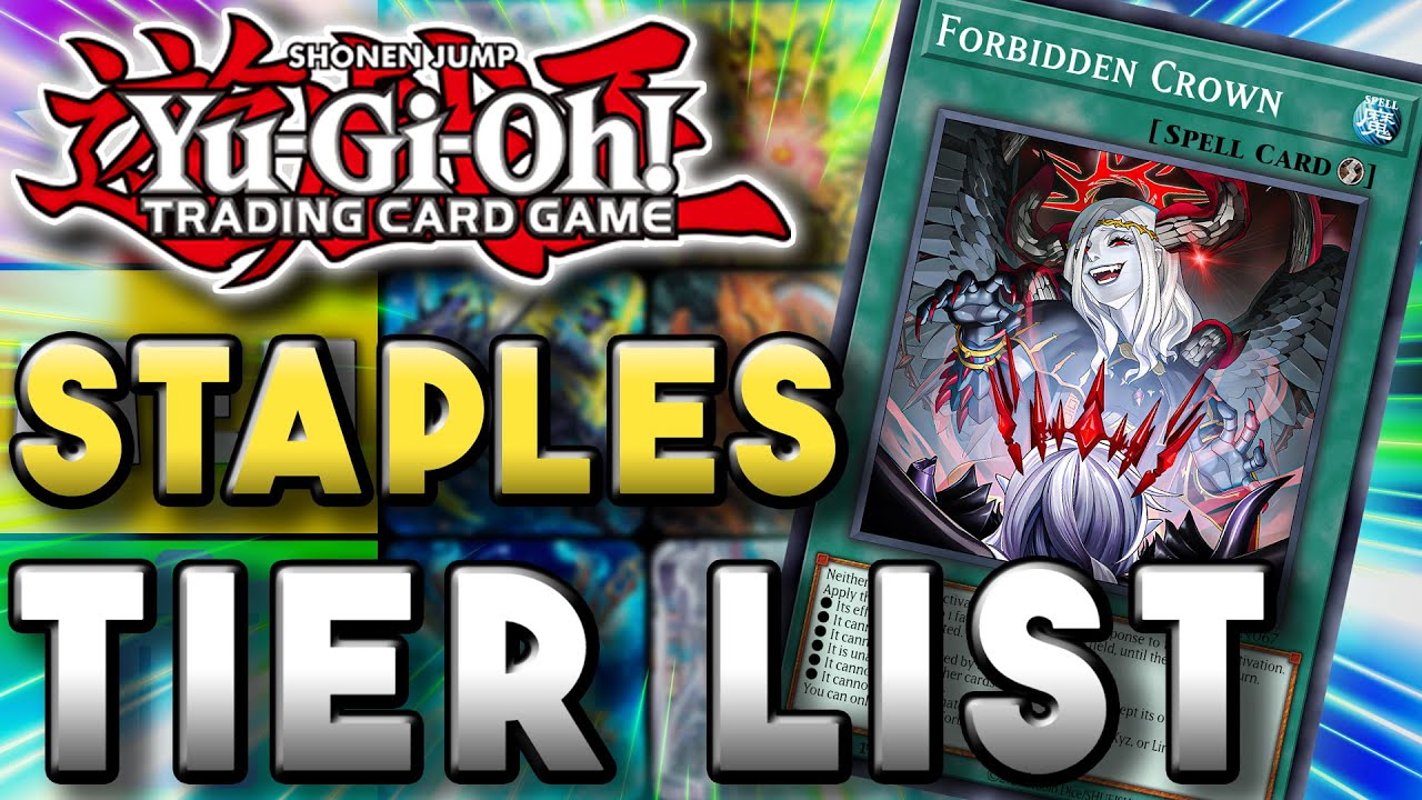 Yugioh BEST Staples and Hand Traps Tier List! | Post Burst Protocol!