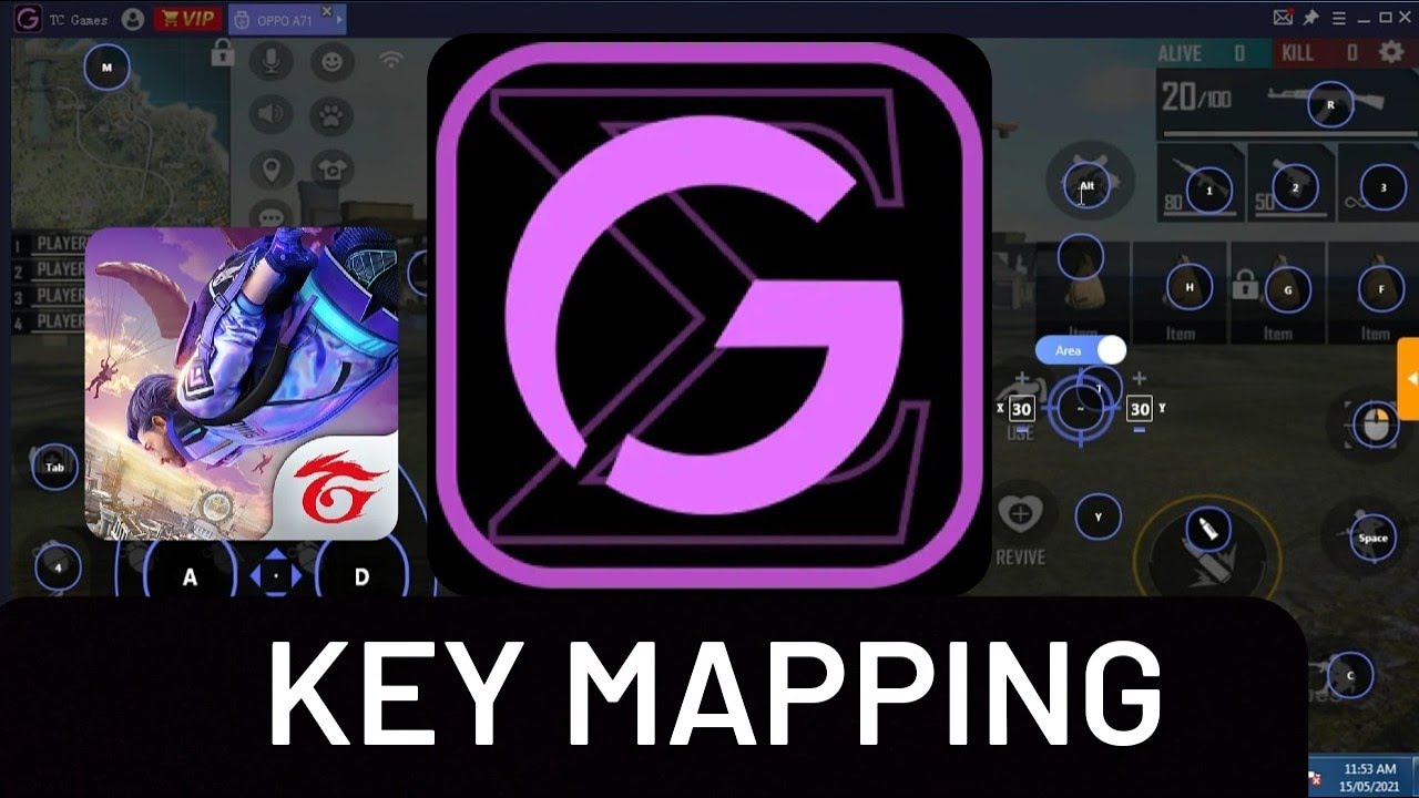 Tc Games Key Mapping | Free Fire Key Mapping