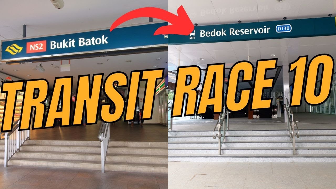 Transit Race 10 - NS2 Bukit Batok to DT30 Bedok Reservoir