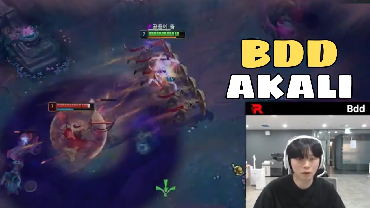 KT BDD Akali Stream Destroy Challenger Azir Mid Engsub