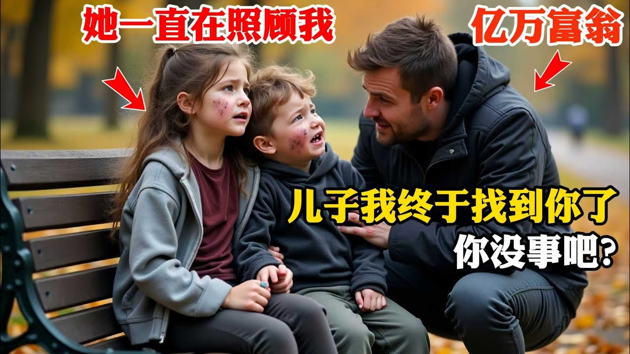 億萬富翁在公園發現5歲流浪女孩照顧了自己失蹤的兒子 隨後他做了一個令所有人震驚的決定！