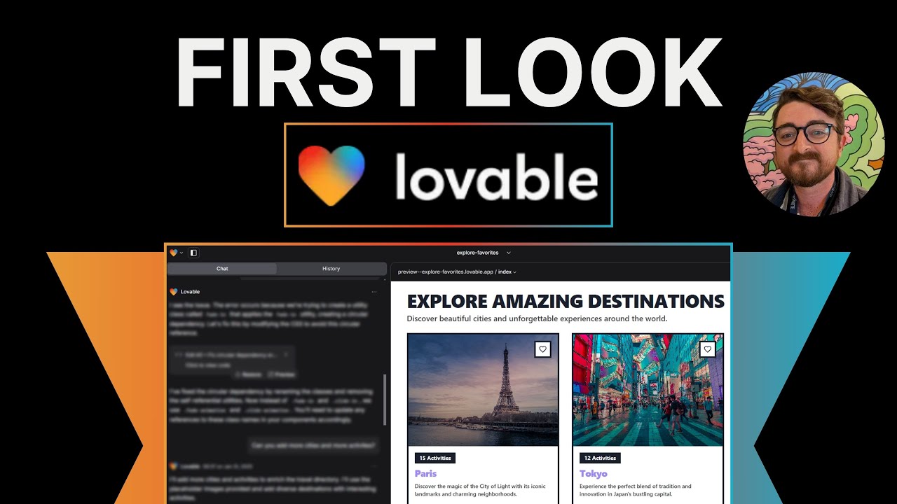 First look at Loveable, the AI Agent for App Building