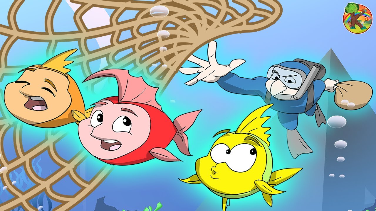 El Pez Rojo y Sus Amigos | KONDOSAN en Espa&ntilde;ol - Cuentos Cortos para Ni&ntilde;os | Cuentos de hadas