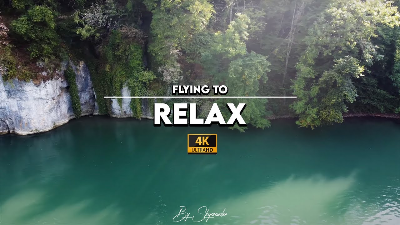 Relaxing DRONE Flight in SWITZERLAND || Calming Drone Footage 4k