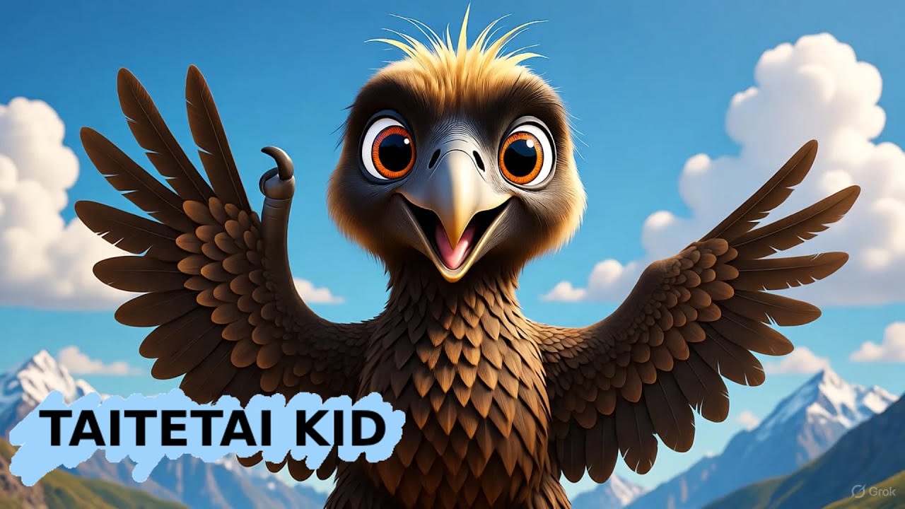 Condor in the Clouds - Fun Animated Music Video for Kids -  Children's song - TAITETAI KID