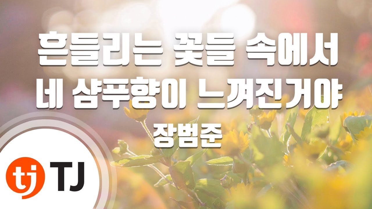 [TJ노래방] 흔들리는꽃들속에서네샴푸향이느껴진거야(멜로가체질OST) - 장범준 / TJ Karaoke
