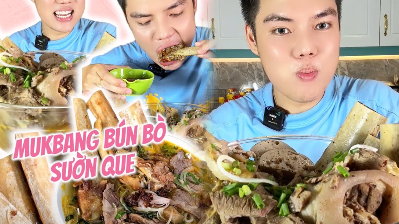 Mukbang Bún Bò Sườn Que | Càn Quét Sài Gòn Official