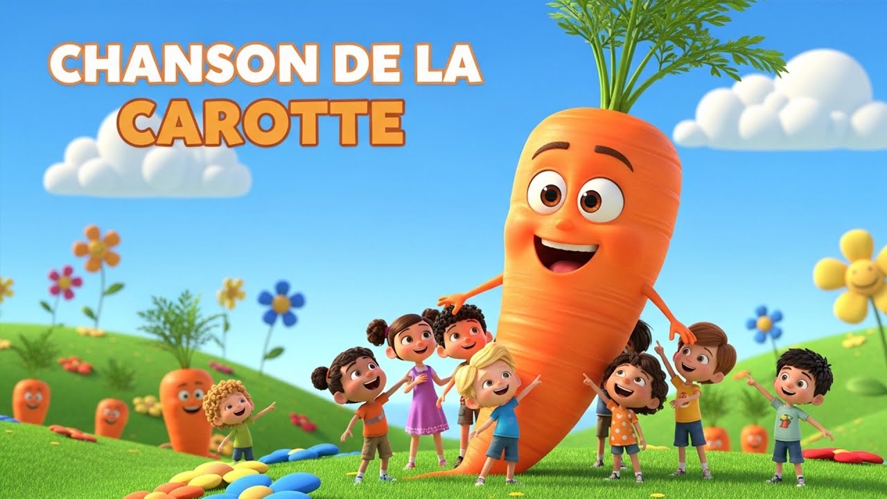 CHANSON DE LA CAROTTE 🥕 Chanson &eacute;ducative pour enfants | Enfants Musulmans TV