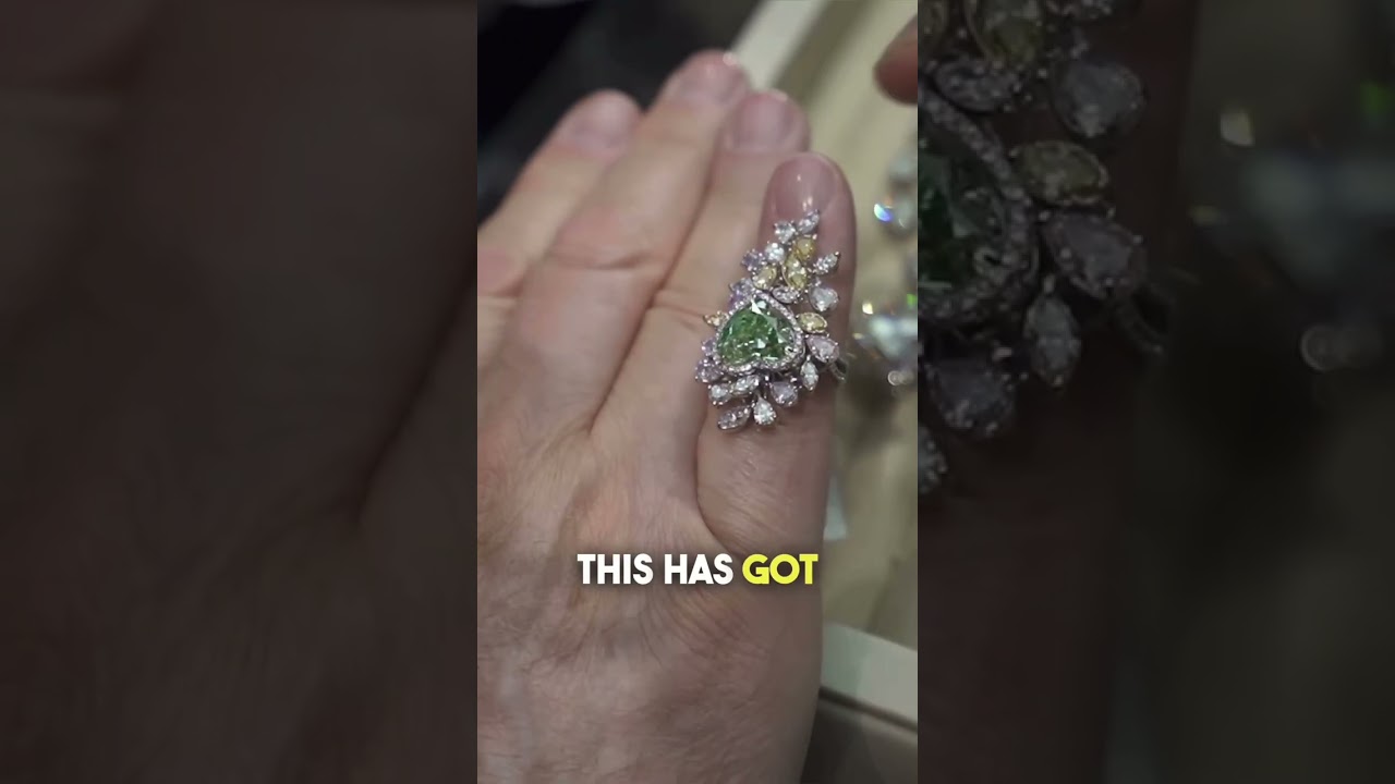 $10M GREEN DIAMOND RING!