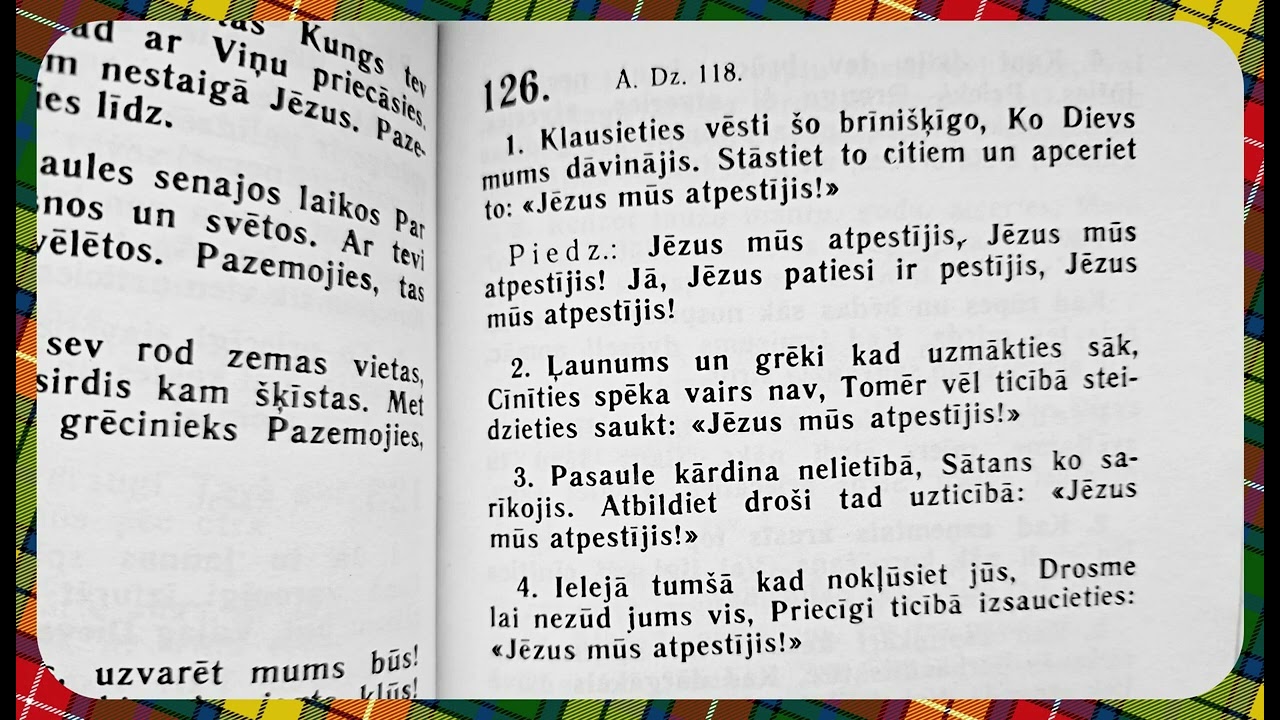 126. Klausieties vēsti šo brīnišķīgo