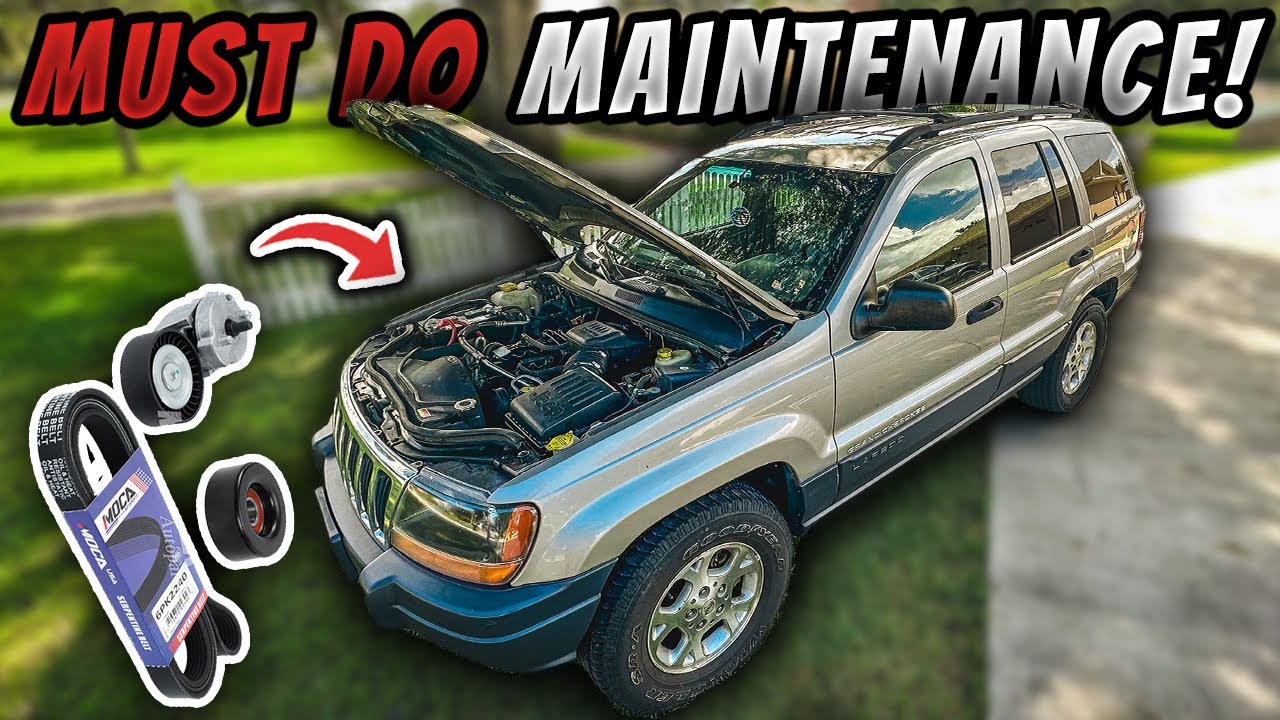 Замена ремня, натяжного ролика и натяжителя на 4.0 Jeep Inline 6 | Найдены другие проблемы