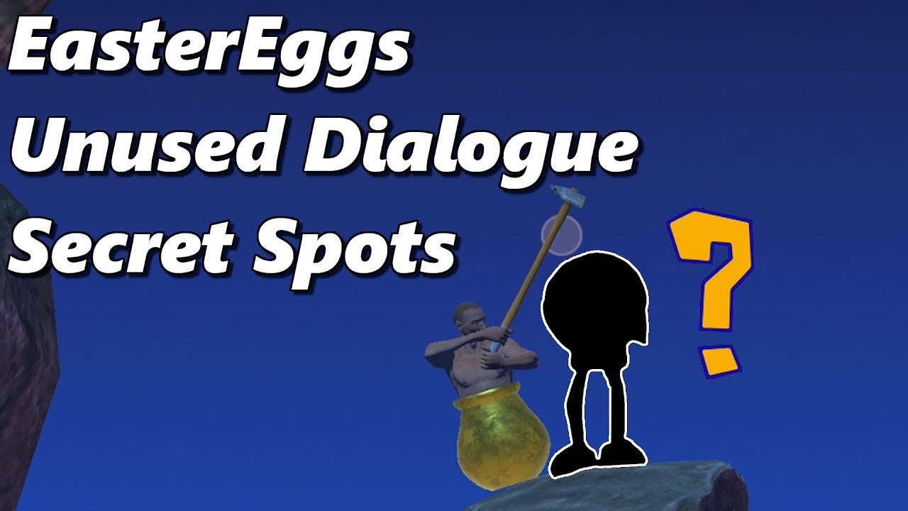 ALL Easter Eggs, Secrets, Unused Voice Lines & Hidden Features In Getting Over It With Bennett Foddy