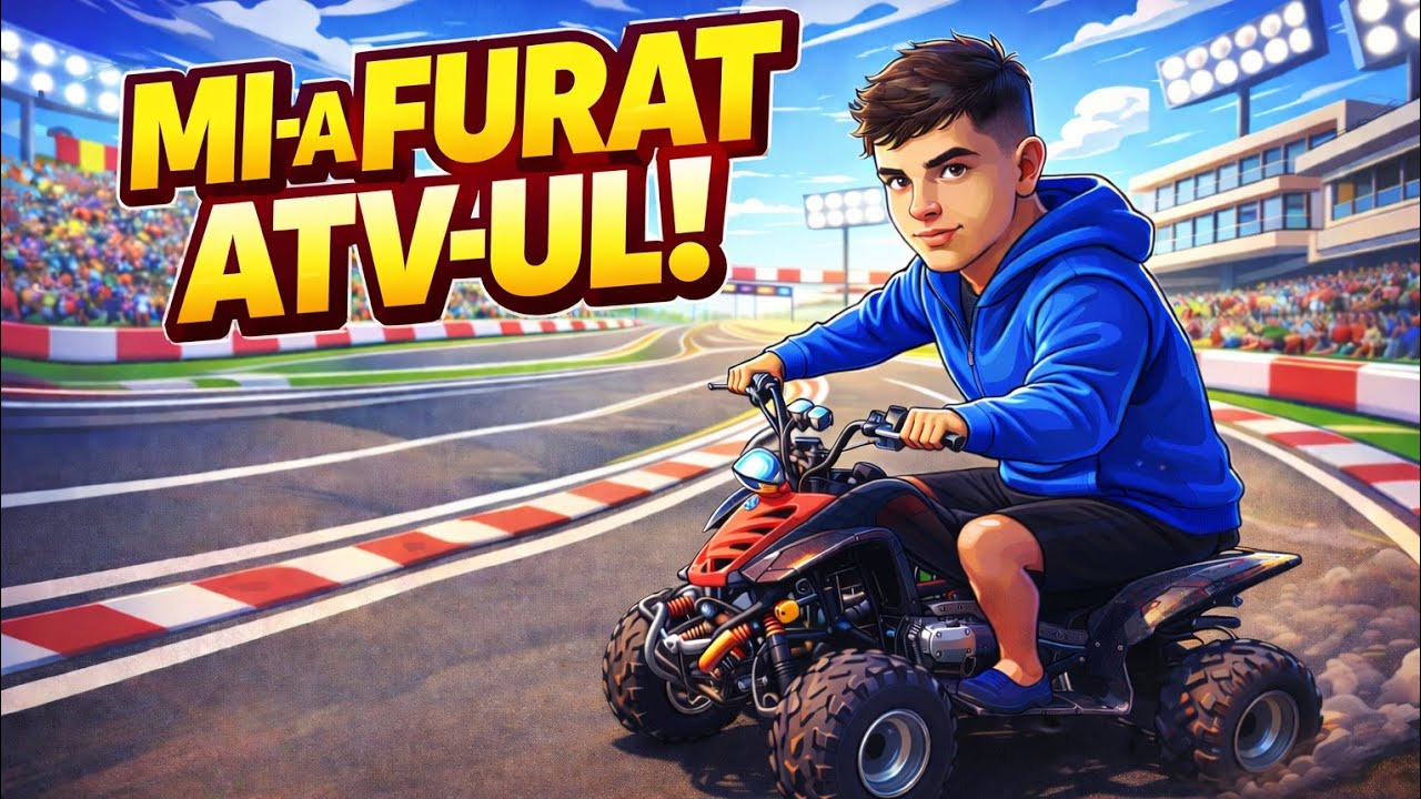 MI-AU FURAT ATV-UL SI PIAGGIO ZIP SI S-AU PLIMBAT CU ELE HOTII