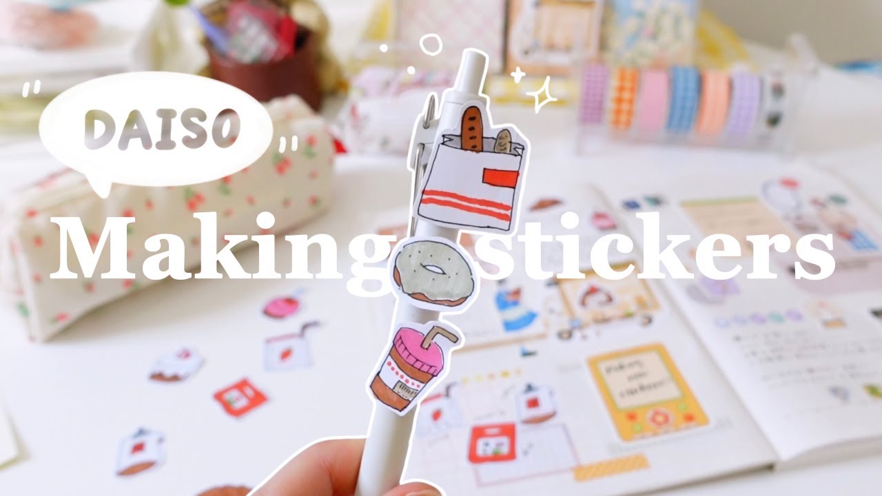 Как сделать наклейки в домашних условиях🌷DAISO