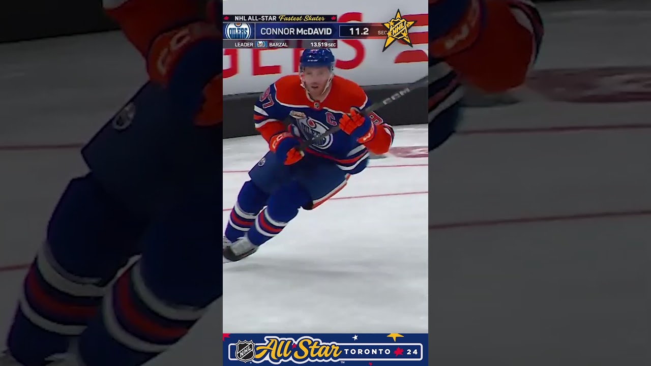 McDavid ZOOMS in Fastest Skater 🤩🏎️🏒