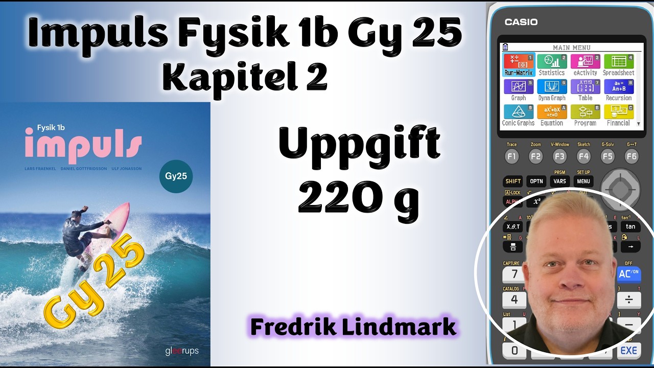 Uppgift 220 G Kapitel 2 Impuls Fysik 1b Gy25