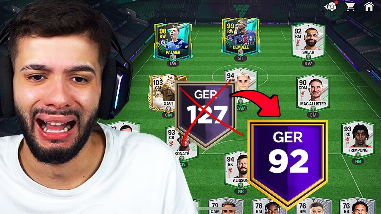 RAF&Atilde;O COME&Ccedil;A TIME DO ZERO NO FC MOBILE!