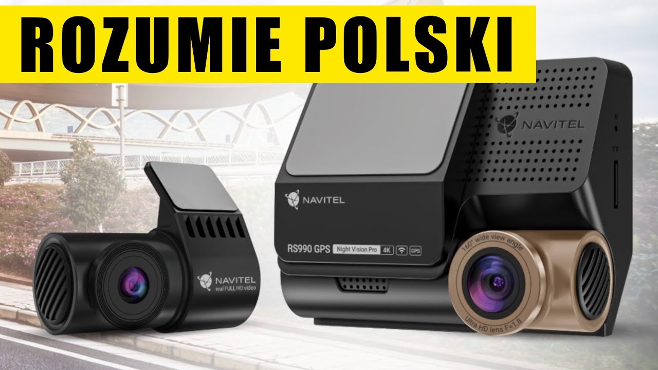 Navitel RS990 GPS – 4K, HDR, ADAS, komendy głosowe po polsku