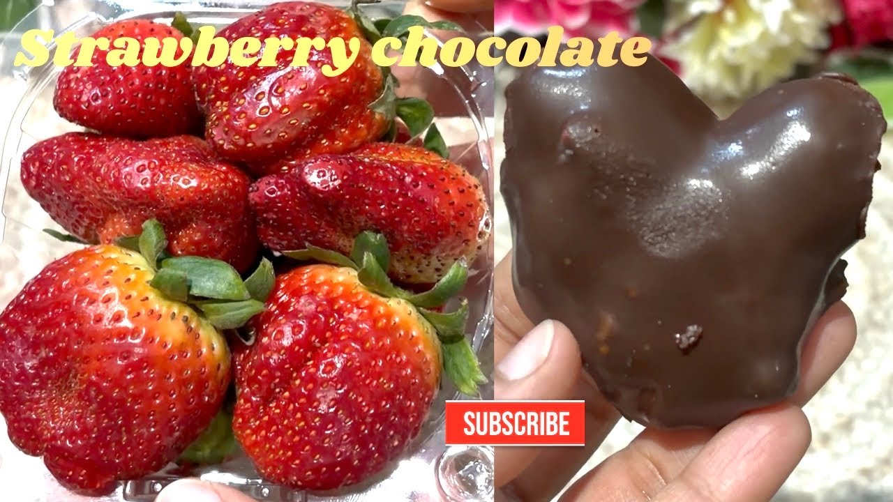Strawberry Chocolate || इस बार इस वैलेंटाइन डे पर मैंने पतिदेव के लिए बनाई स्ट्रॉबेरी चॉकलेट्स। 🍓❤️