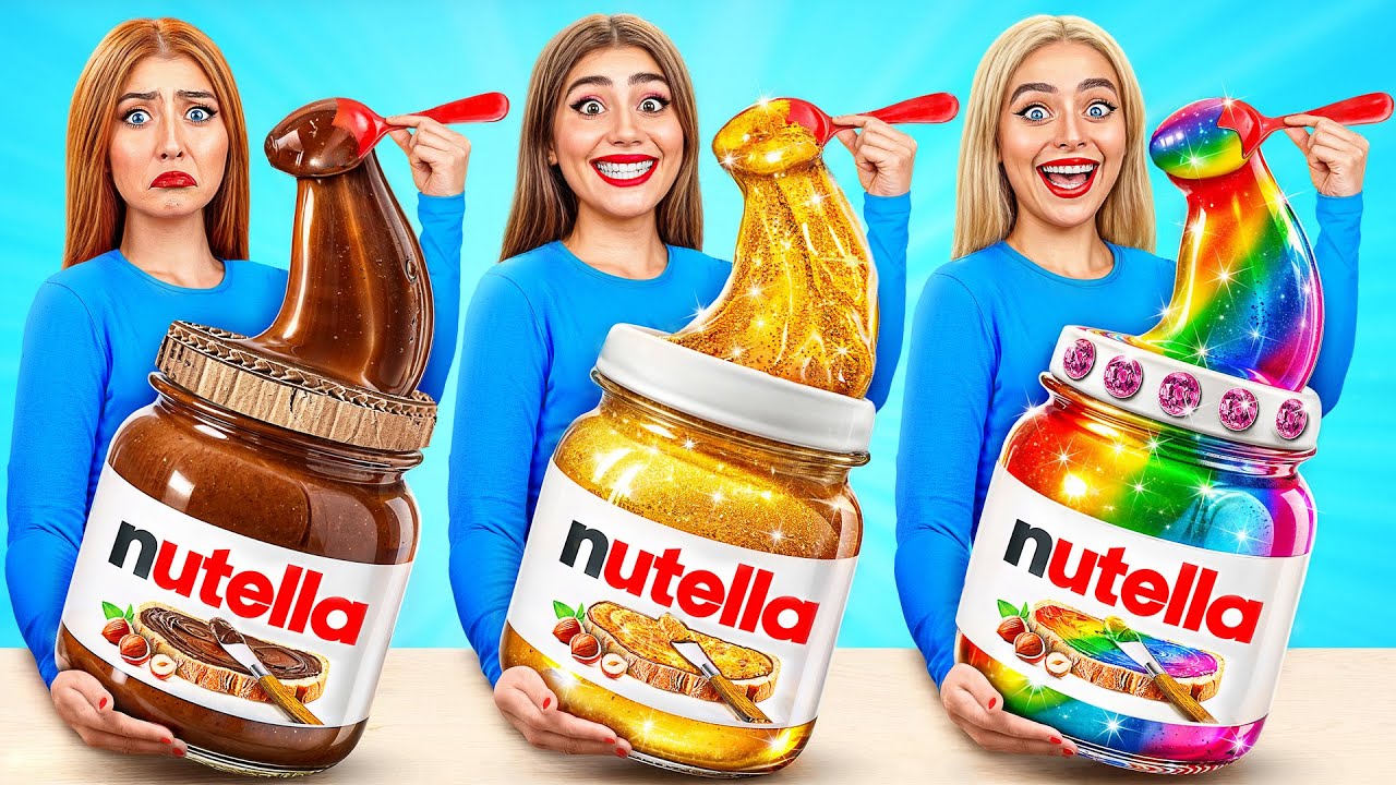 Rica VS Pobre VS Mega Rica Alimento Desafío | Batalla de Comida por Trend DO Challenge
