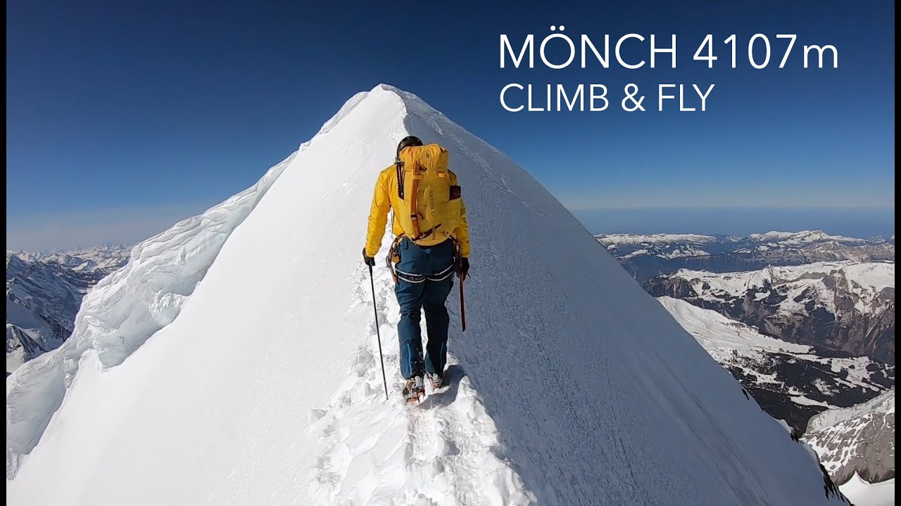 M&ouml;nch 4107m climb & fly