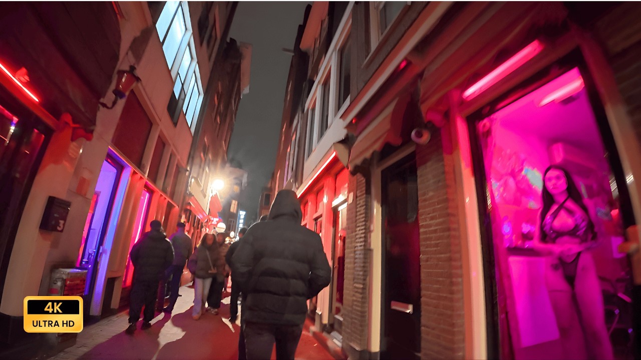 Red Light District Amsterdam 🇳🇱 |  Unfiltered Night Walk  | 4K