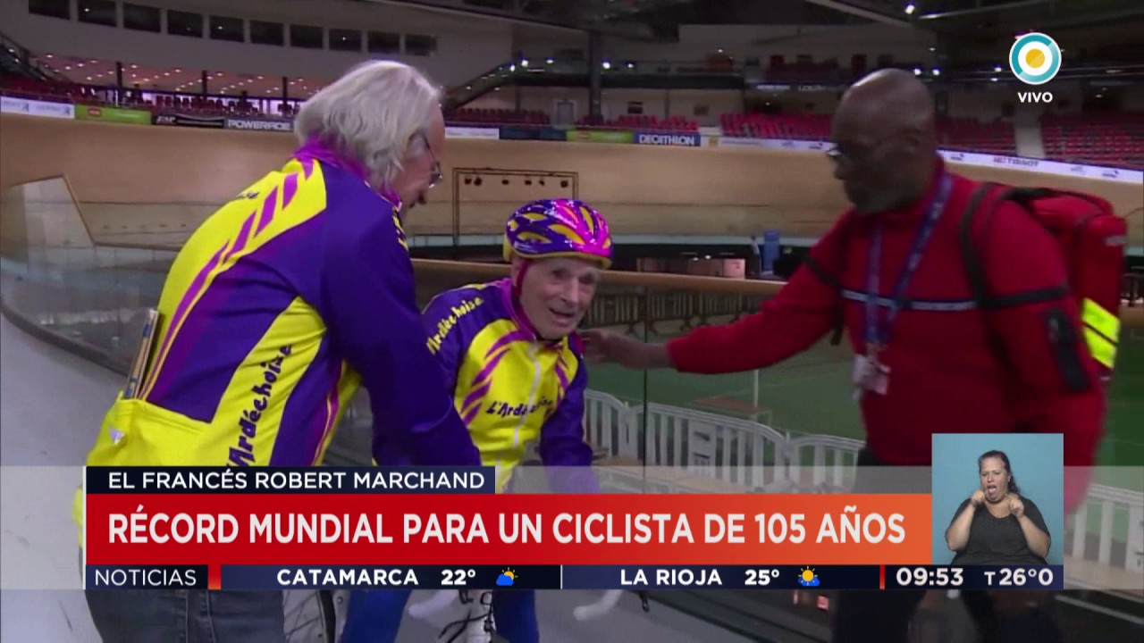 TV P&uacute;blica Noticias - Tiene 105 a&ntilde;os y hace ciclismo: Robert Marchand