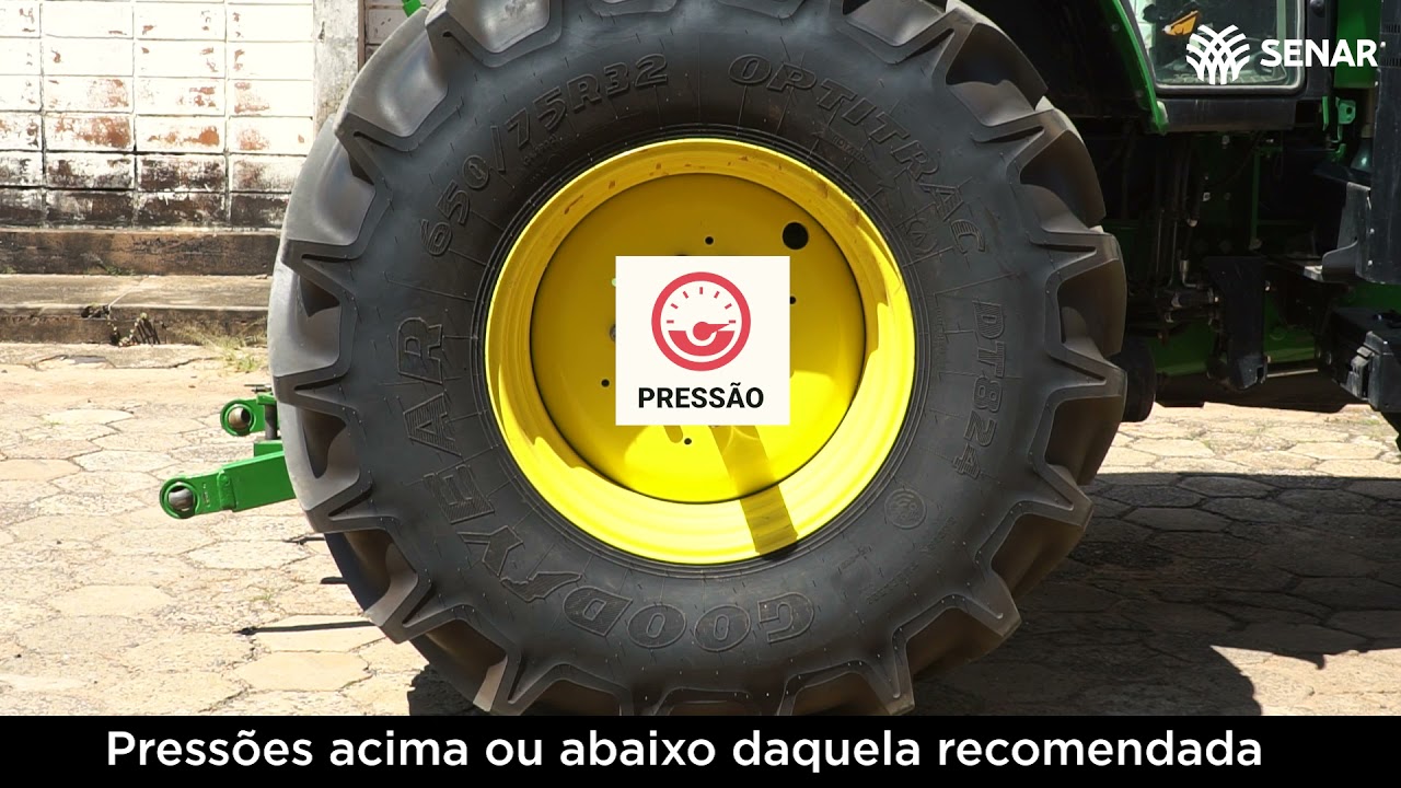 Atente para a calibração da pressão dos pneus