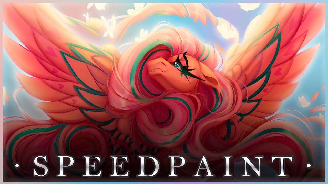 Rainbow Powered Fluttershy [Collaboration] - MLP Canon Speedpaint