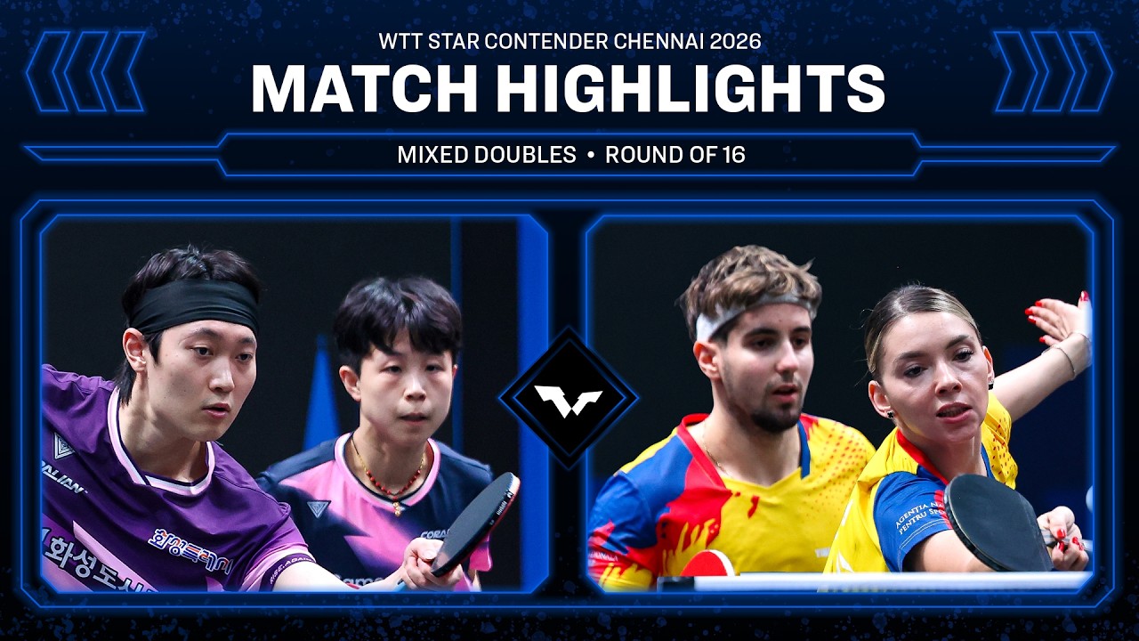 Cho/Joo vs Ionescu/Szocs | XD R16 | #WTTChennai 2026