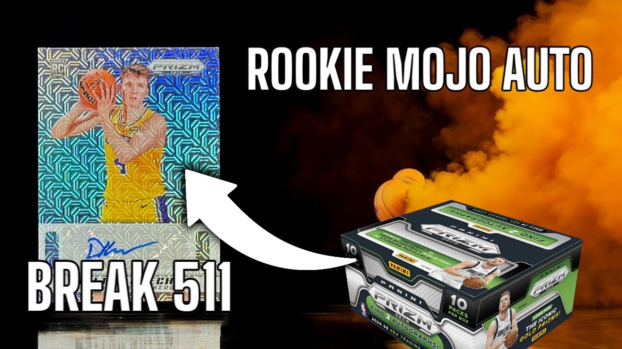 We Pulled a HUGE Rookie Mojo Auto /25 🟣🔥 Break 511 - 24/25 Prizm Deca Basketball Hobby PYT Break