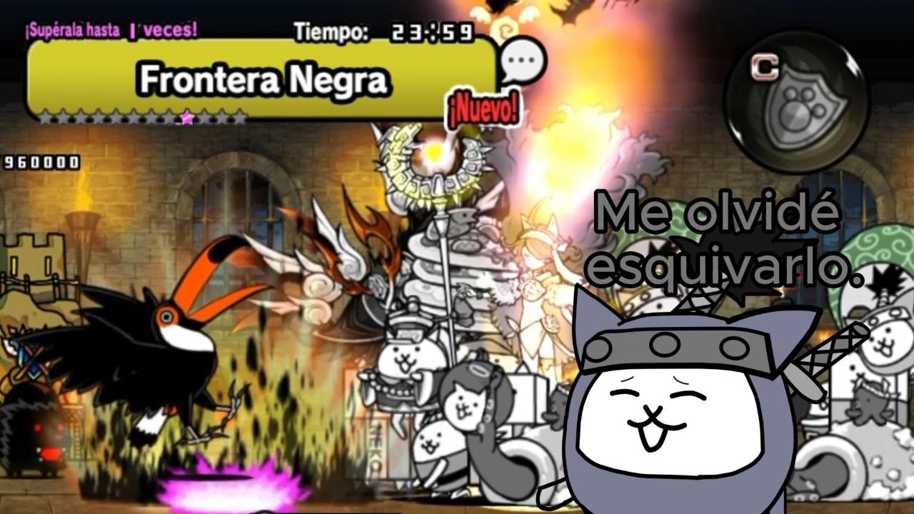 🐦‍⬛ ¡Los Negros no nos supera por número! 🐱💧 | The Battle Cats