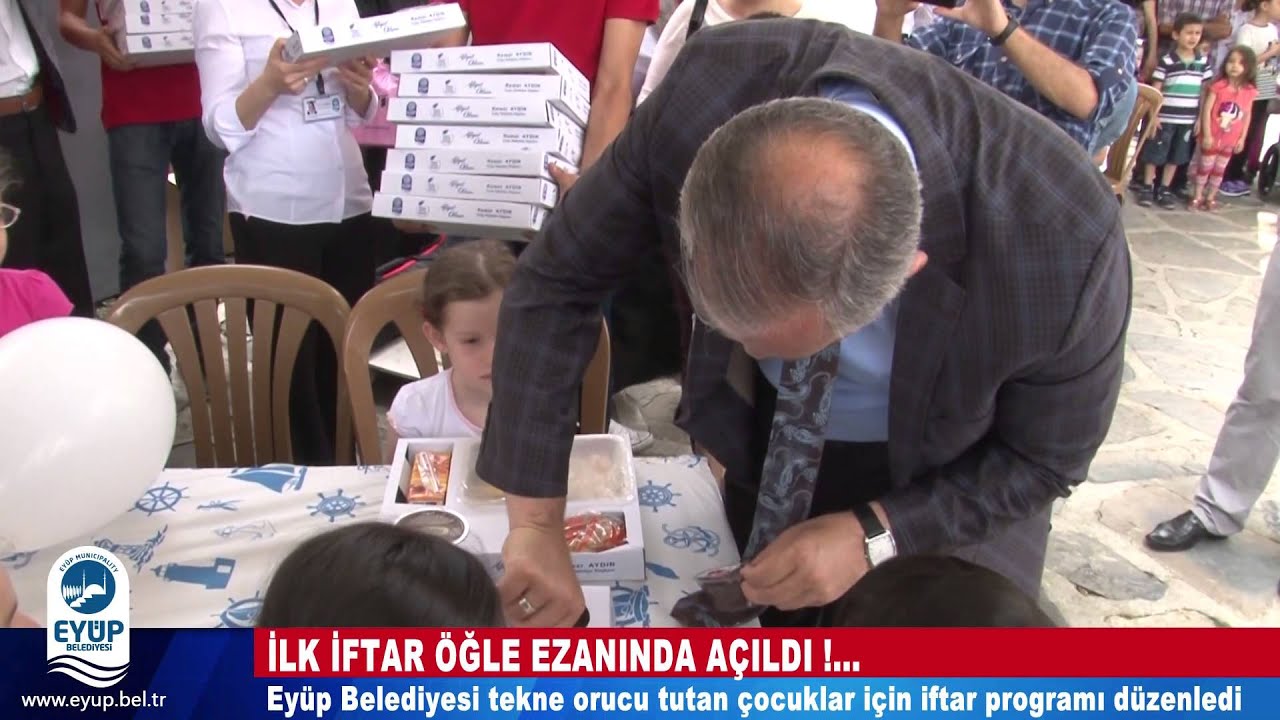 İlk İftar Öğle Ezanında Açıldı