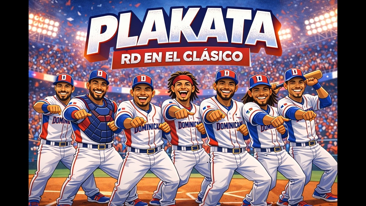 PLAKATA ⚾ RD Baila en el Cuadro | Dominican Baseball Flow
