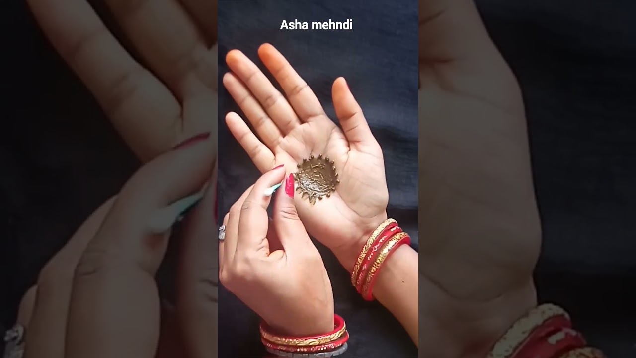 Right Hand में मेहंदी खुद से कैसे लगाए #mehndi #youtubeshorts #hack #shorts #viralvideo