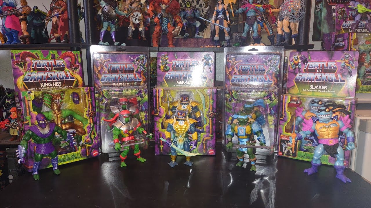 Top 5' Most Expensive MOTU Origins Turtles of Grayskull Figures and more images of SKELE-SHREDDER