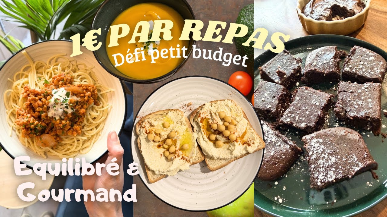 Manger pour 3€ par jour | 1€ PAR REPAS | Jour 4