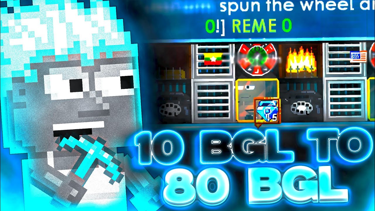 10 Bgl To 80 Bgl ++++ İnsane Reme Play Biggest Win Ever | Growtopia
