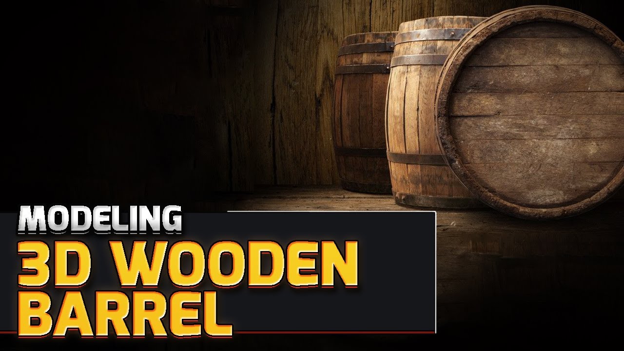 3Ds Max Modeling Tutorial - Wooden Barrel
