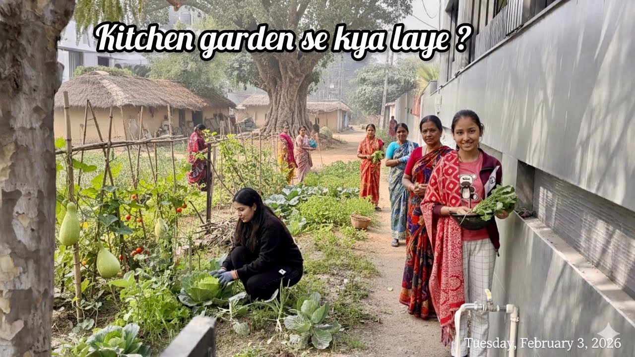 Kitchen garden se kya laye | filling wale pakore bne | Ineisha ko kulfi nahi mli | mannu Pannu vlogs