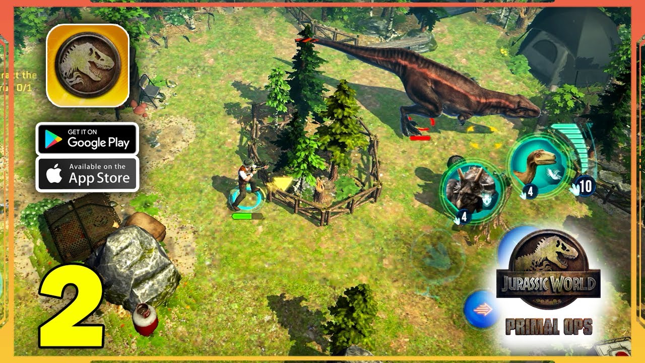Jurassic World Primal Ops Gameplay Walkthrough (Android, iOS) - Part 2
