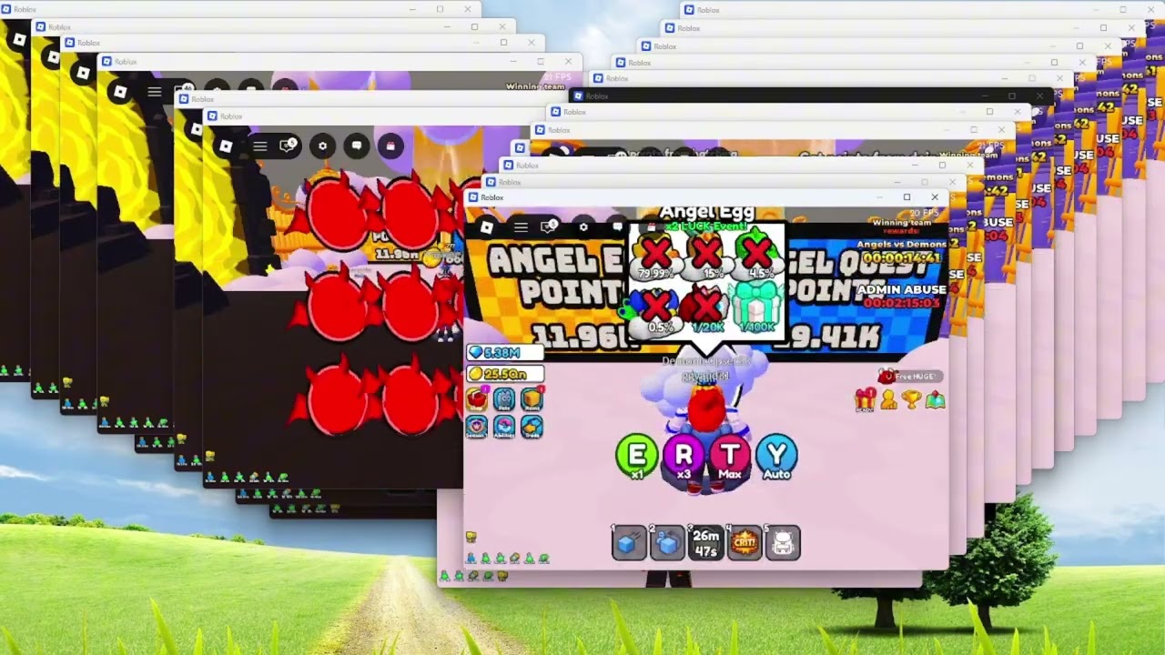 Using 25 ACCOUNTS in the NEW Merging Masters Ultimate EVENT