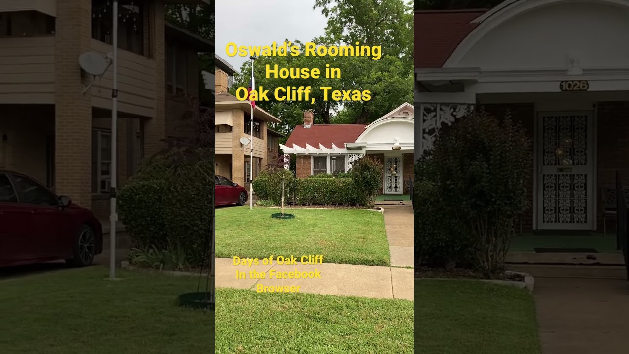 Lee Harvey Oswald&rsquo;s Home in Oak Cliff, TX 1963 #JFK #LeeHarveyOswald #JohnFKennedy #oakcliff